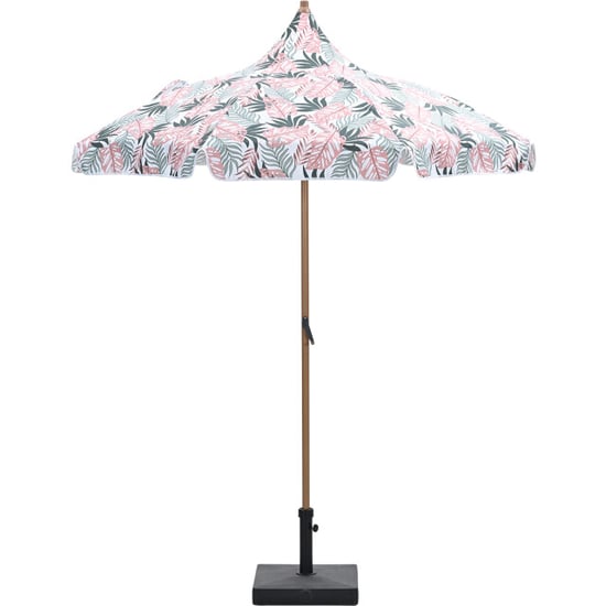 Garden Impressions Aloha stokparasol Ø200 cm light teak look palm forest - Image 1