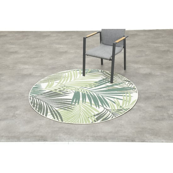 Garden Impressions Naturalis karpet Ø160 cm palm leaf green - Image 2