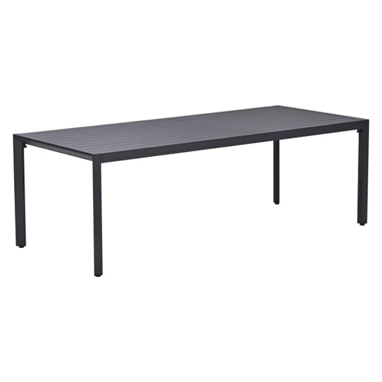 Garden Impressions Felini tuintafel aluminium 220x93xh72 cm carbon black - Image 1