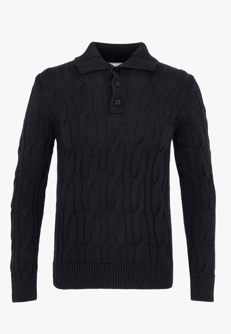 Pullover Pullover With Polo Collar - Image 1