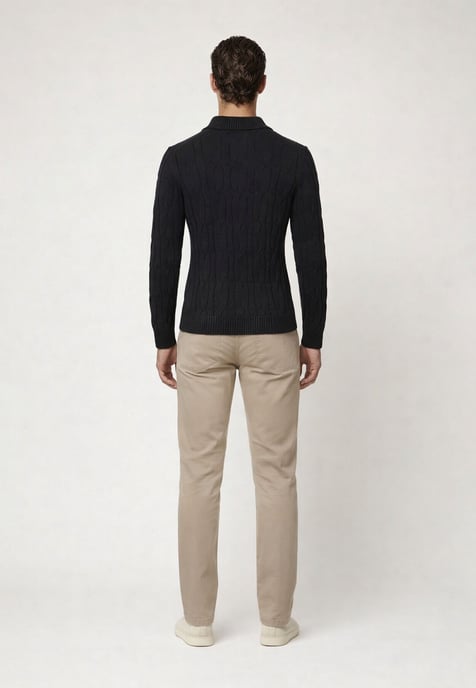 Pullover Pullover With Polo Collar - Image 4