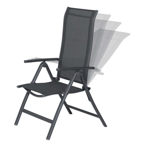 Garden Impressions Limone verstelbare fauteuil carbon black antraciet - Image 1