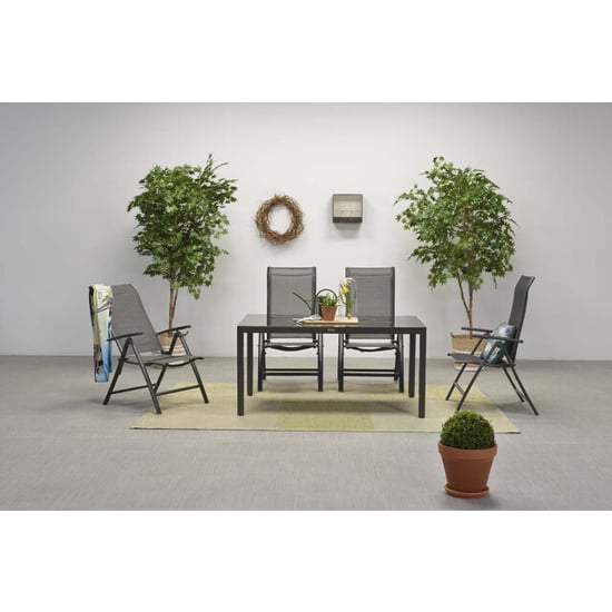 Garden Impressions Limone verstelbare fauteuil carbon black antraciet - Image 2