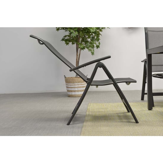 Garden Impressions Limone verstelbare fauteuil carbon black antraciet - Image 4