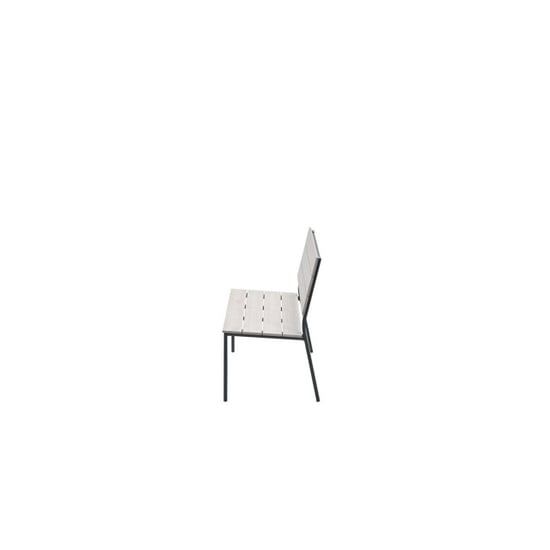 Garden Impressions Jondal parkbank carbon black light teak vironwood l125 cm - Image 2