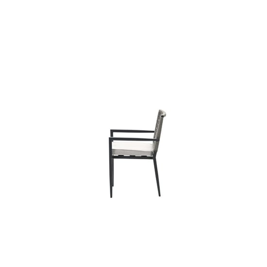 Garden Impressions Florance dining fauteuil carbon black rope taupe desert sand - Image 2