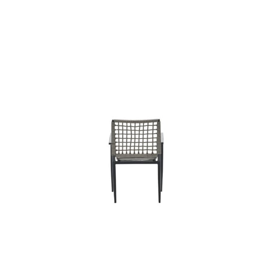 Garden Impressions Florance dining fauteuil carbon black rope taupe desert sand - Image 5