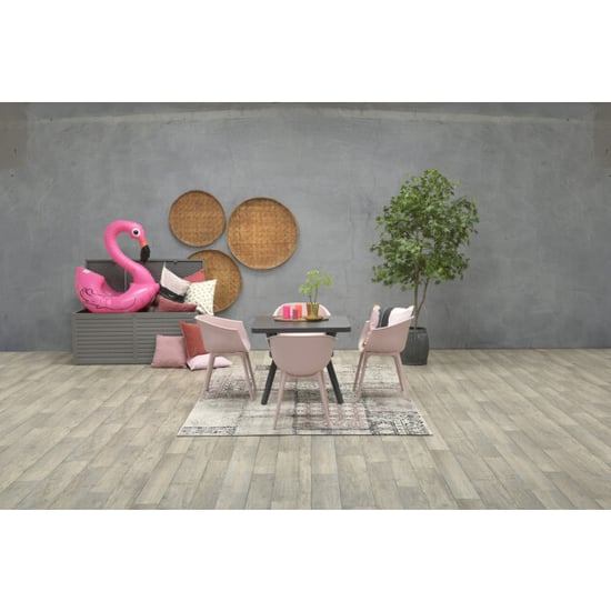 Garden Impressions Douglas dining tuintafel 90x90 cm carbon black - Image 2