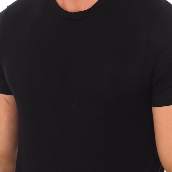 Men's Bamboo Short Sleeve Undershirt Q602 - Image 2