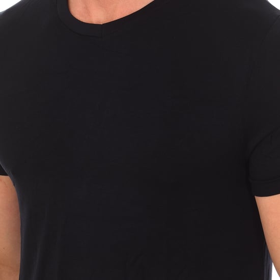 Men's Bamboo Short Sleeve Undershirt Q603 - Image 2
