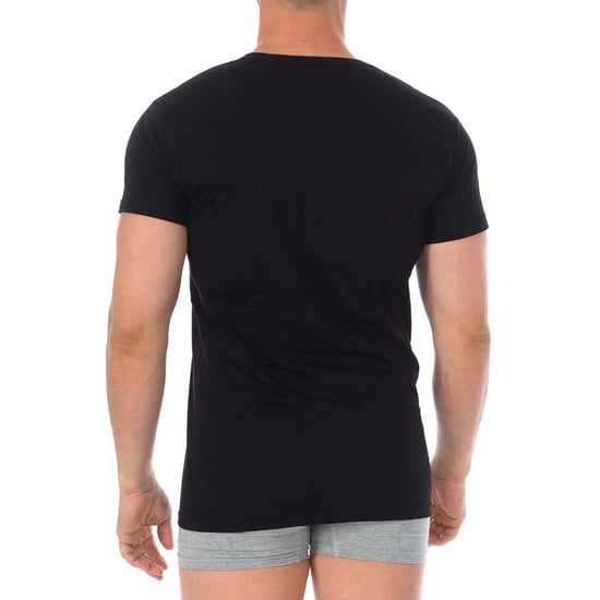 Men's Short Sleeve Cotton Undershirt Q1004 - Image 3