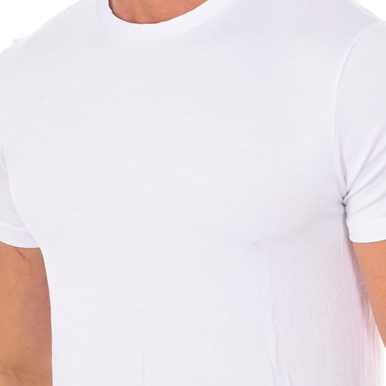 Men's Bamboo Short Sleeve Undershirt Q602 - Image 2