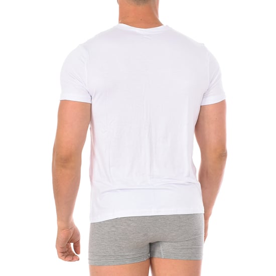 Men's Bamboo Short Sleeve Undershirt Q602 - Image 3