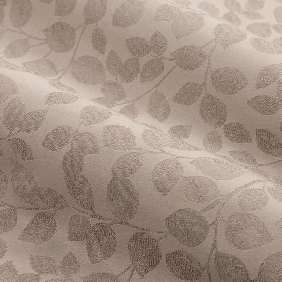 Wylder Grace Leaf Jacquard Fully Lined Pencil Pleat Curtain Pair, Taupe - Image 6