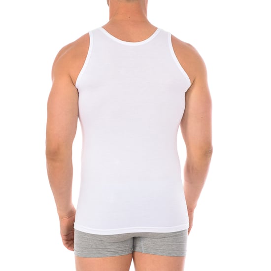 Men's Sleeveless Bamboo Undershirt Q600 - Image 3