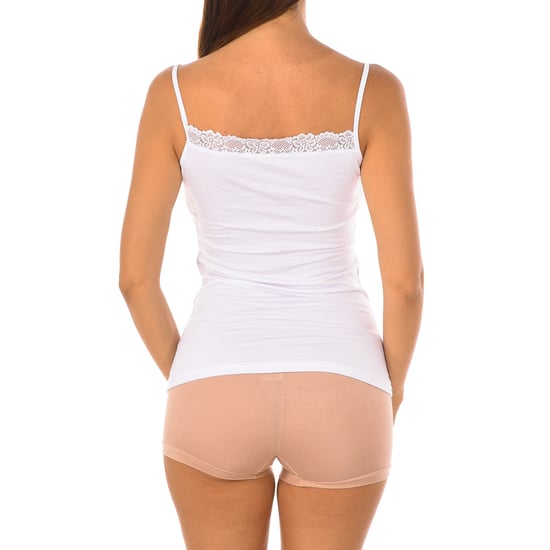 Women's Bamboo Lace Tank Top Q705 - Image 3