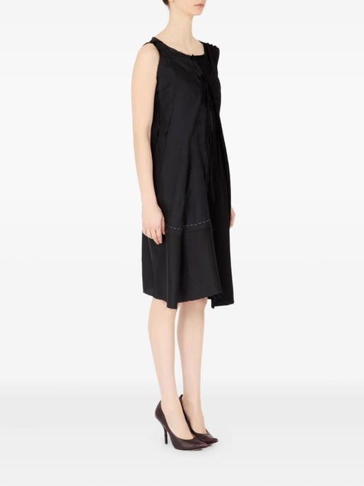 Black Wool Dress - Image 2