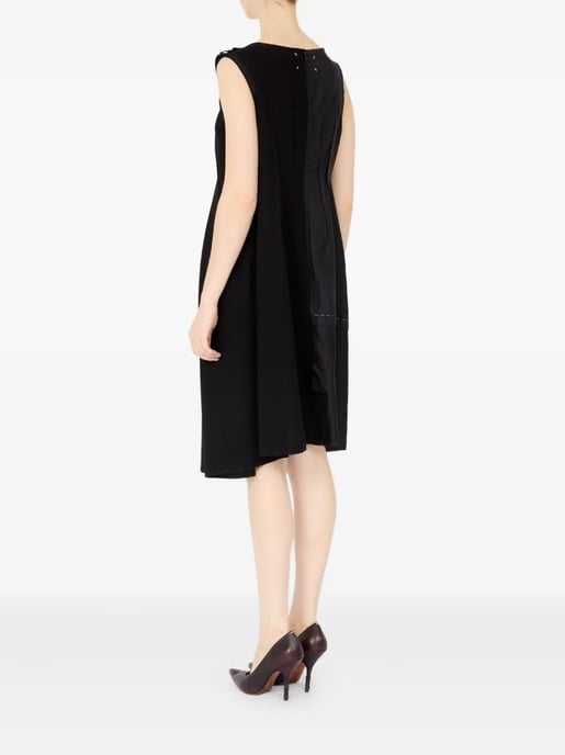 Black Wool Dress - Image 3