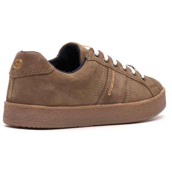 Base London Hopper Leather Men's Moss Trainers - Image 2