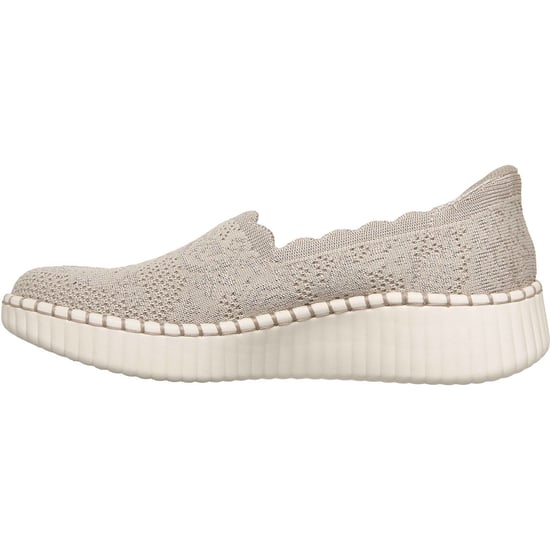 Skechers Wilshire Boulevard Polyester Dames Taupe Sneakers - Image 4