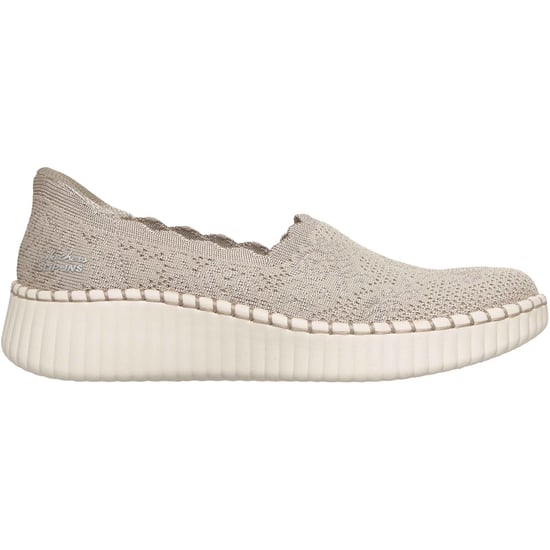 Skechers Wilshire Boulevard Polyester Dames Taupe Sneakers - Image 5