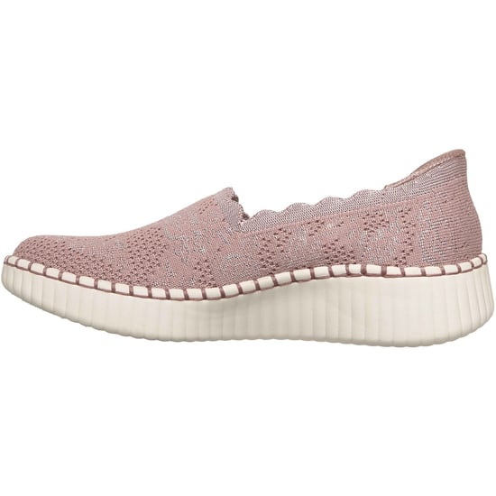 Skechers Wilshire Boulevard Polyester Dames Mauve Sneakers - Image 4