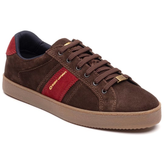 Base London Hopper Leather Men's Brown Trainers - Image 1