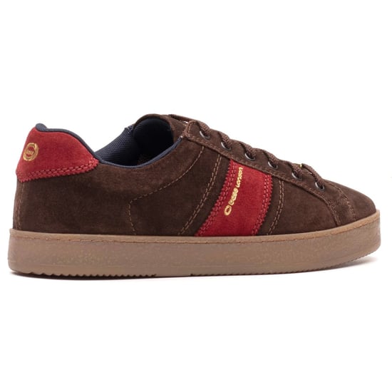 Base London Hopper Leather Men's Brown Trainers - Image 2