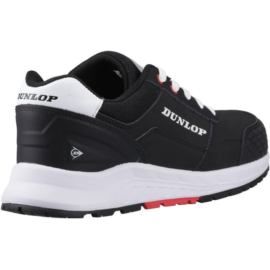 Dunlop Storm Nubuck Men's Black/White/Red Safety Trainers - Image 2