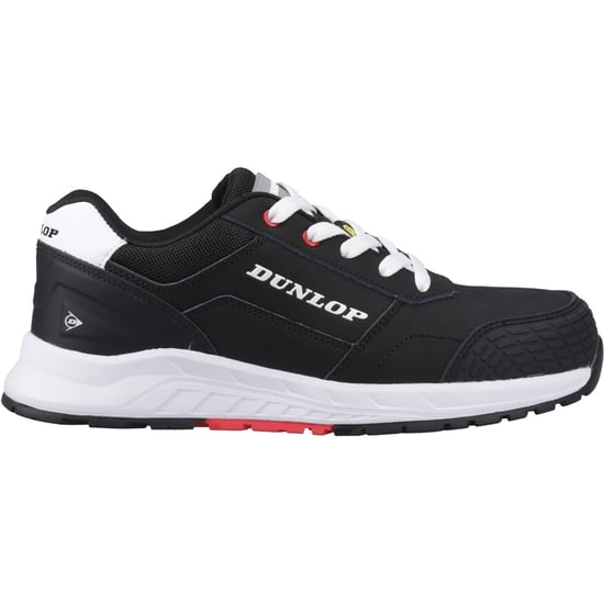 Dunlop Storm Nubuck Men's Black/White/Red Safety Trainers - Image 5