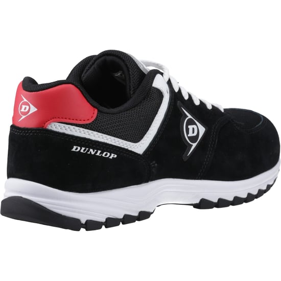 Dunlop Arrow Suède Heren Veiligheidsschoenen Zwart/Rood/Wit - Image 2