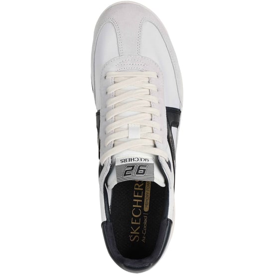 Skechers SKX 92 Spective Leren Heren Sneakers Wit/Zwart - Image 3