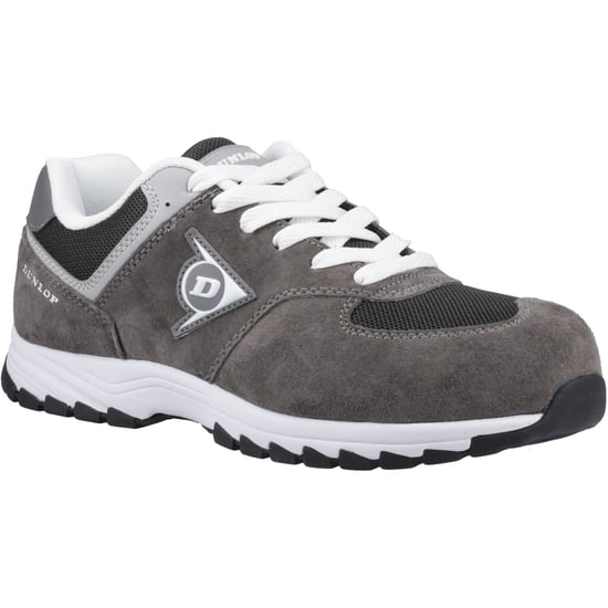 Dunlop Arrow Suede Men's Charcoal/Grey Safety Trainers - Image 1
