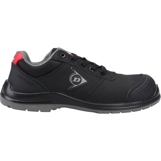 Dunlop First One Adv-Evo Low Nubuck Men's Black/Red Safety Trainers - Image 5