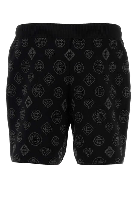 Broderade Stretch Jacquard Bermuda-shorts - Image 2