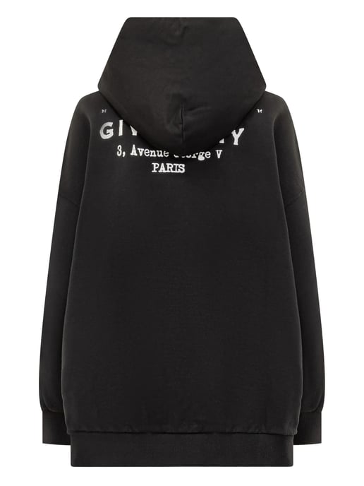 Zwarte Katoenen Oversized Sweatshirt - Image 5