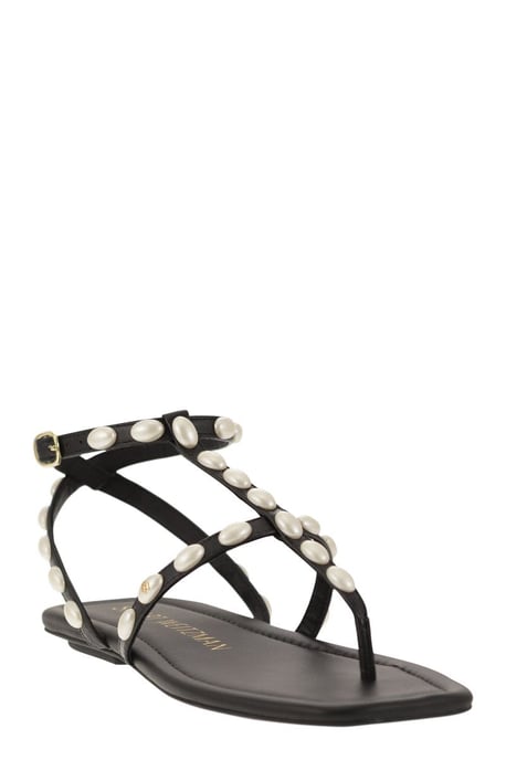 Pearlita - Thong Sandal With Pearls - Image 2