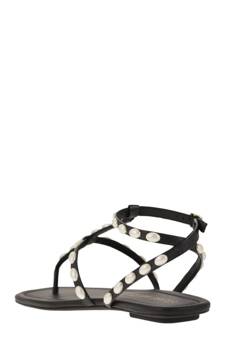 Pearlita - Thong Sandal With Pearls - Image 3