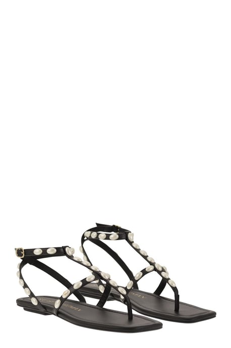 Pearlita - Thong Sandal With Pearls - Image 4