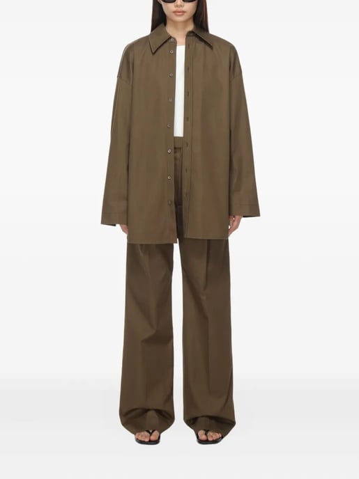 Pantalon met plooien aan de voorkant - Image 2