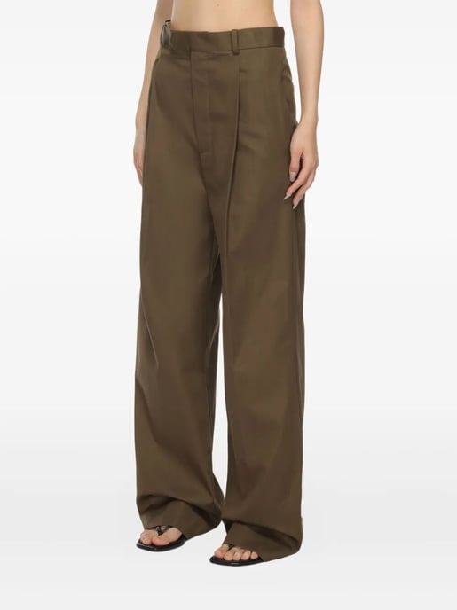 Pantalon met plooien aan de voorkant - Image 4