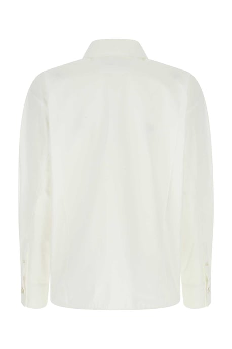 Witte Poplin Oversized Shirt - Image 1