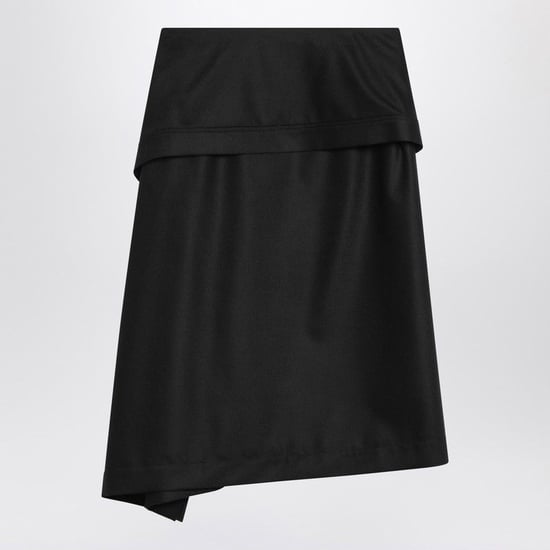 Asymmetrische Zwarte Rok met Korset - Image 2