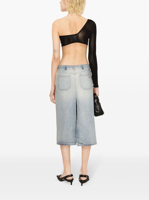 Denim Midi Kjol - Image 2