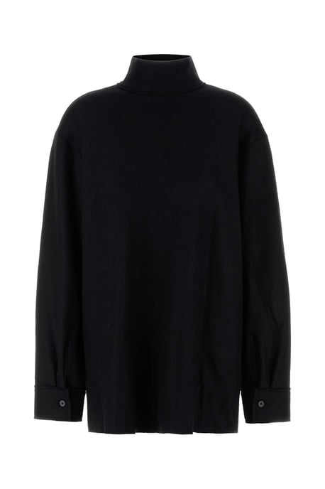 Zwarte Wolmix Blouse - Image 1
