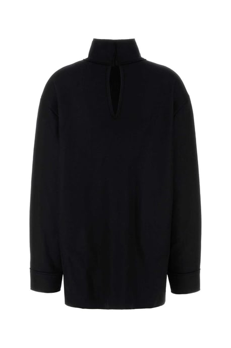Zwarte Wolmix Blouse - Image 2