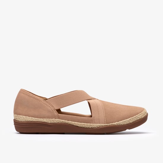 Elaina Dusk Beige Nubuck Shoes - Image 1