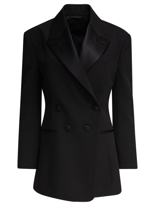 Plissé Dubbele Breasted Blazer - Image 1
