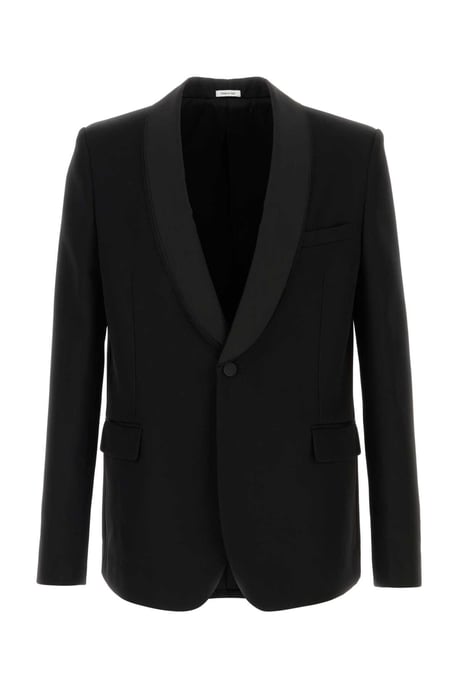 Black Wool Blazer - Image 1