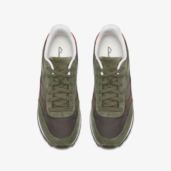 Franco Run Olive Combi Trainers - Image 6